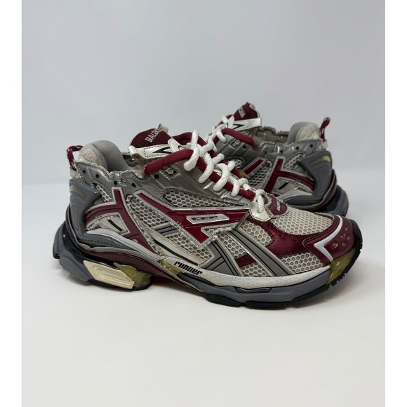 Balenciaga Runner Sneaker Burgandy Size 9 US 42 EU
